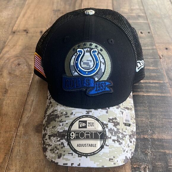 Indianapolis Colts salute to service adjustable hat - Picture 1 of 7